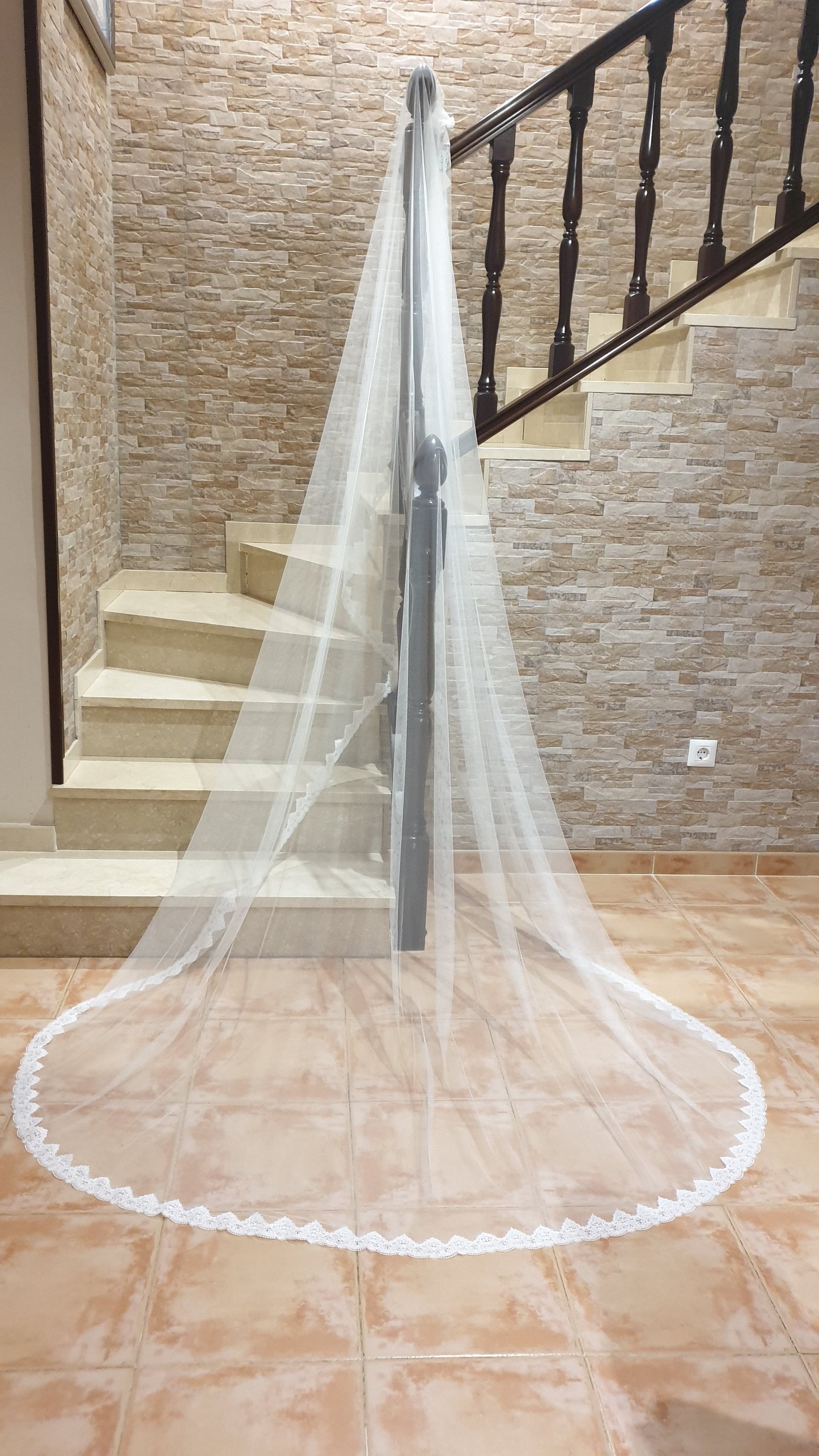 Velo de novia Tul Sedoso 15-09