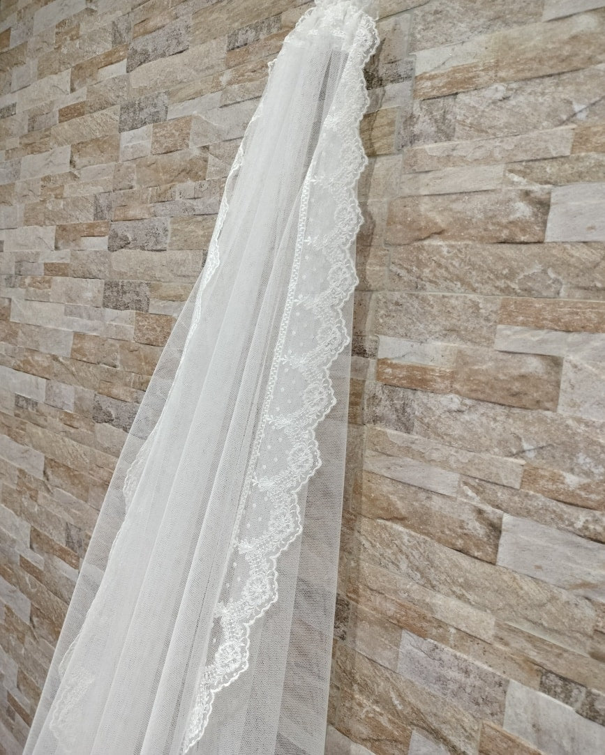 Velo de novia Tul Sedoso 15-112