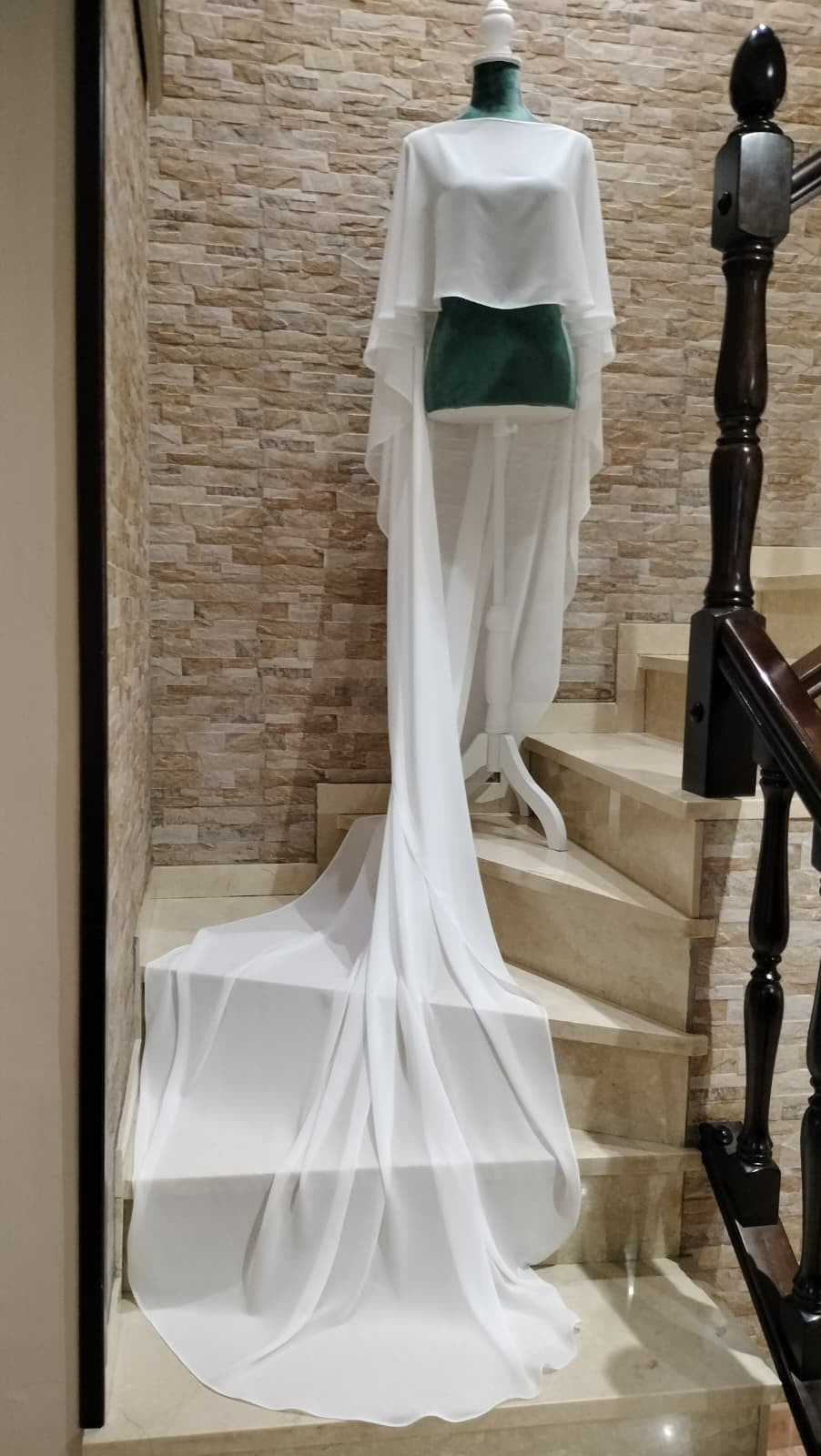 Capa Poncho de novia