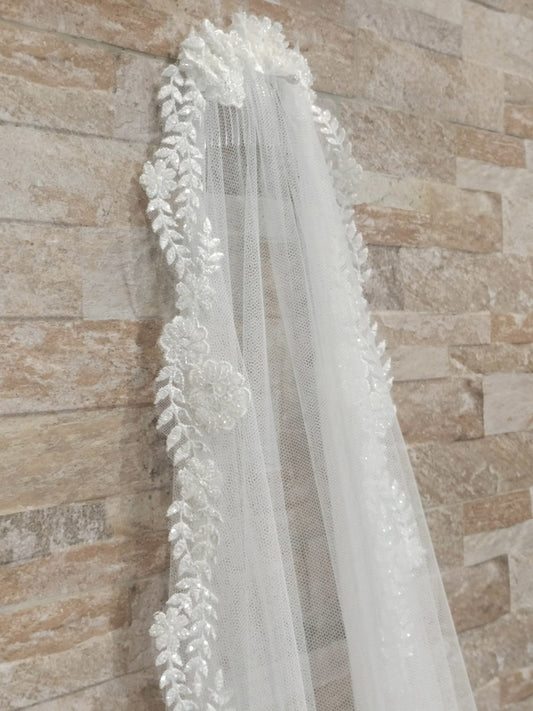 Velo de novia Tul Sedoso 15-128