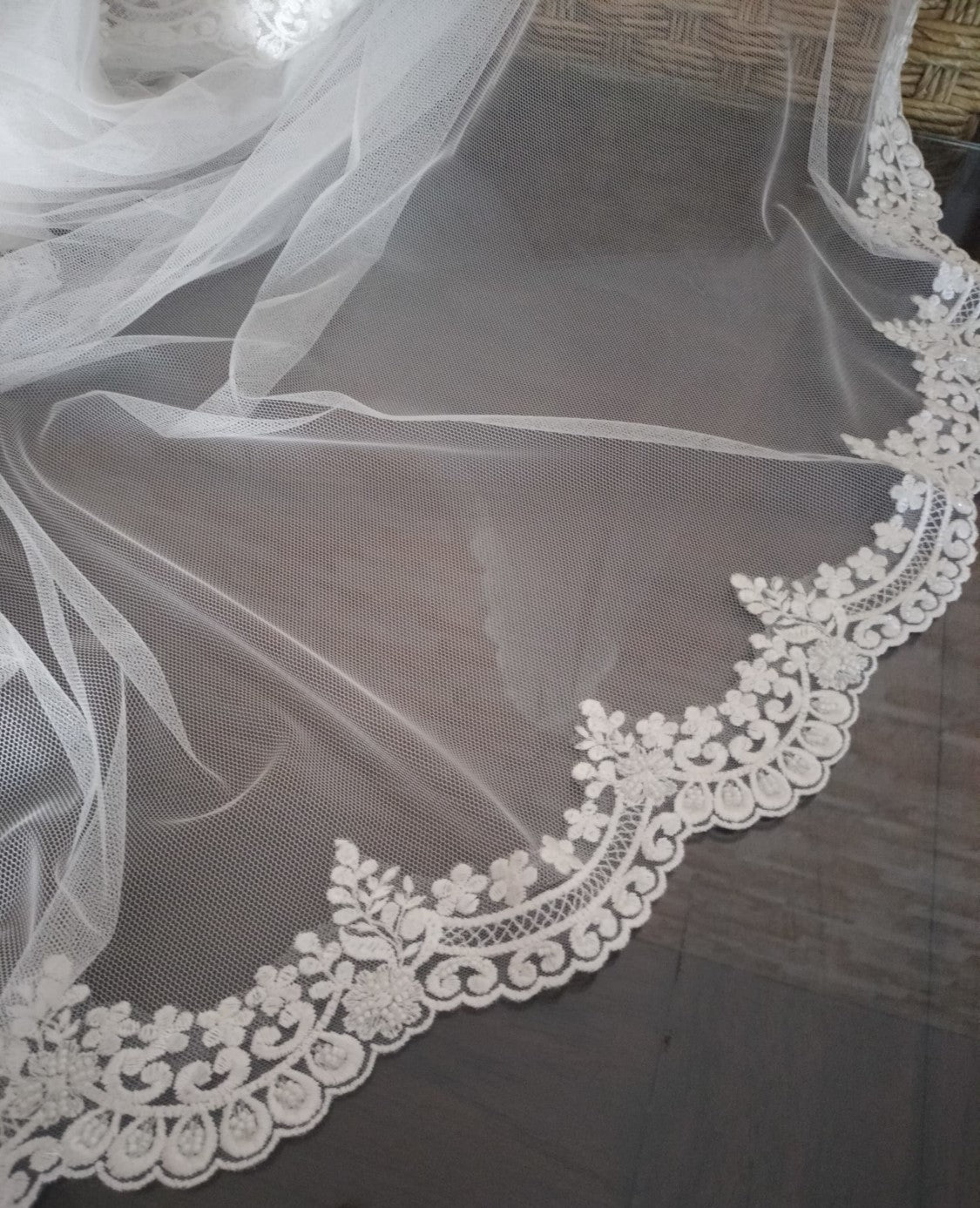 Velo de novia Tul Sedoso 15-131