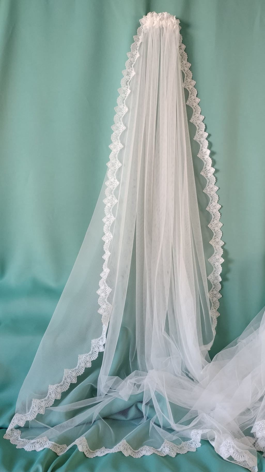 Velo de novia tul sedoso Mod. 15-132