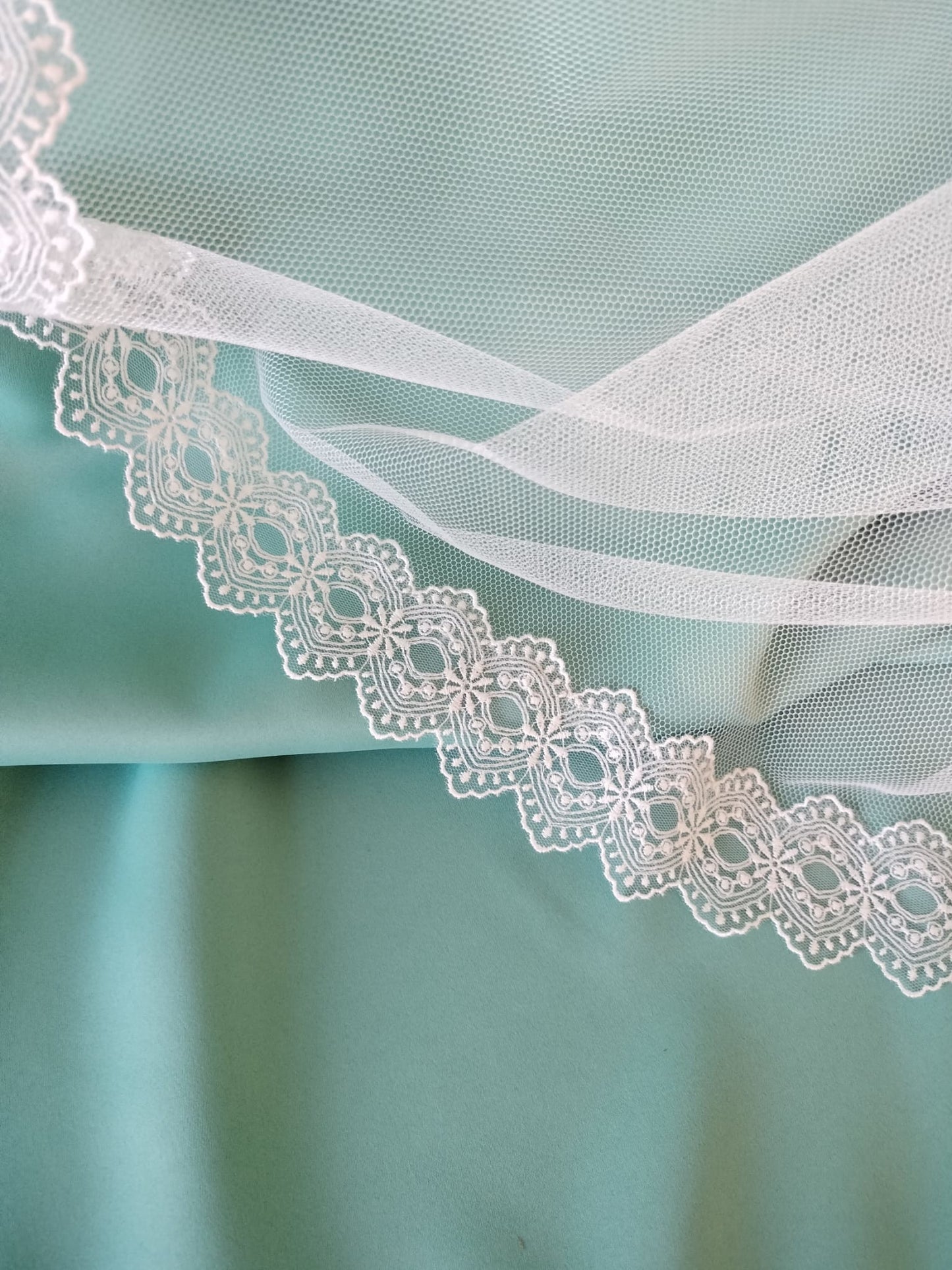 Velo de novia tul sedoso Mod. 15-135
