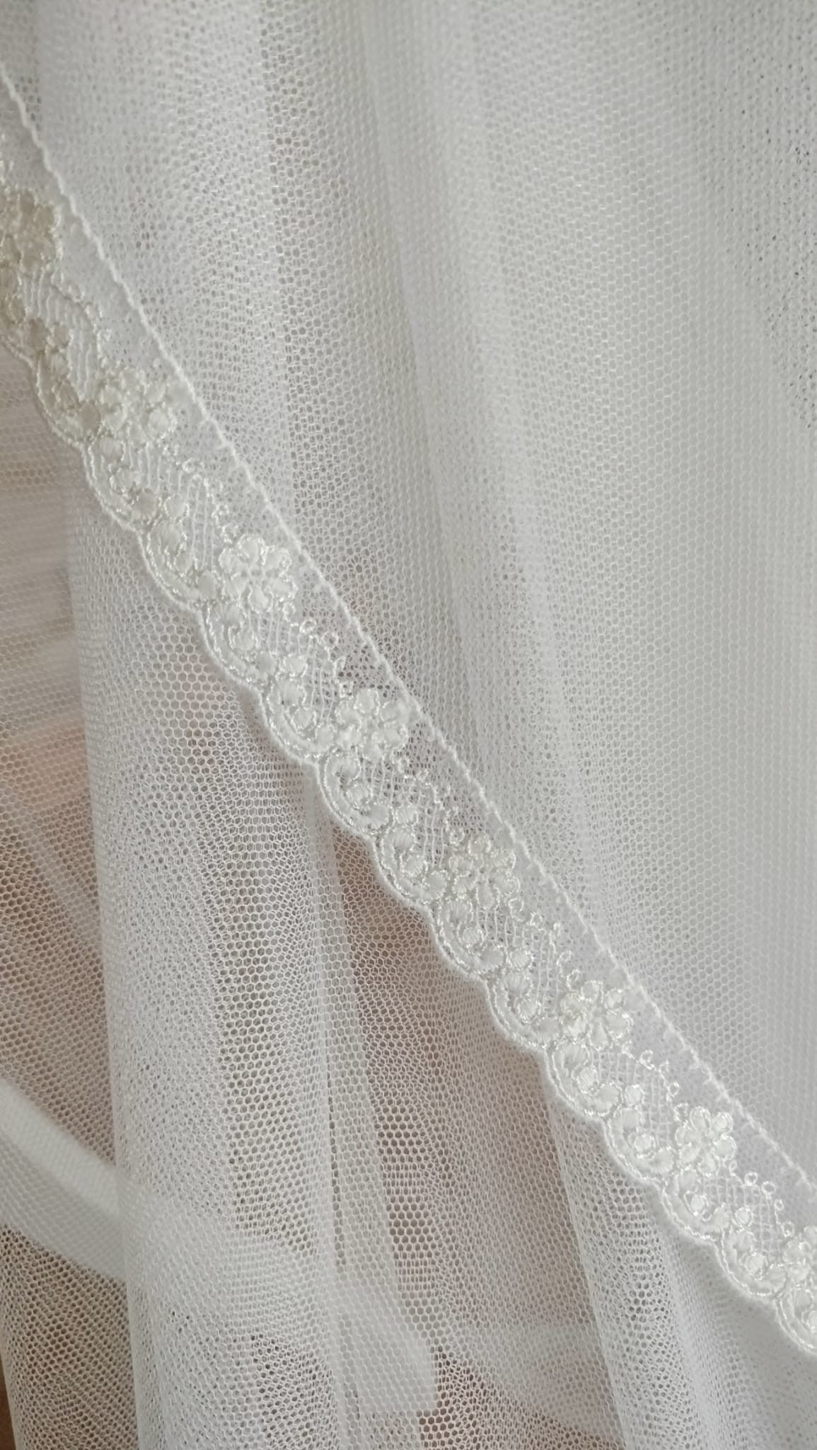 Velo de novia tul sedoso 15-142