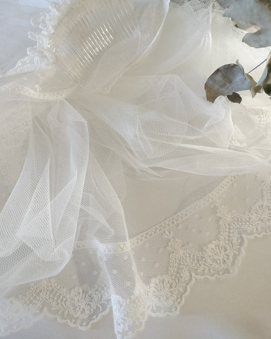 Velo de novia Tul Sedoso 15-112