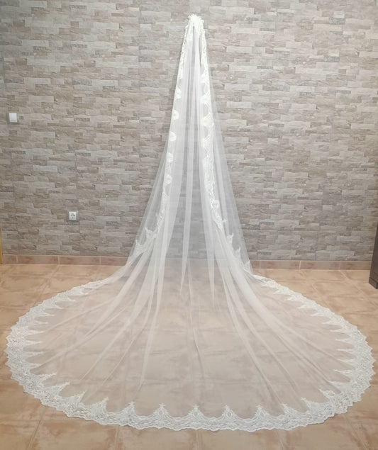 Velo de novia Tul Sedoso 15-127
