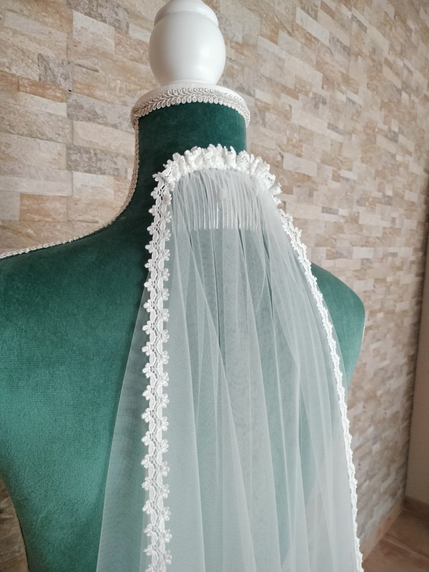 Velo de novia tul soft 21-140