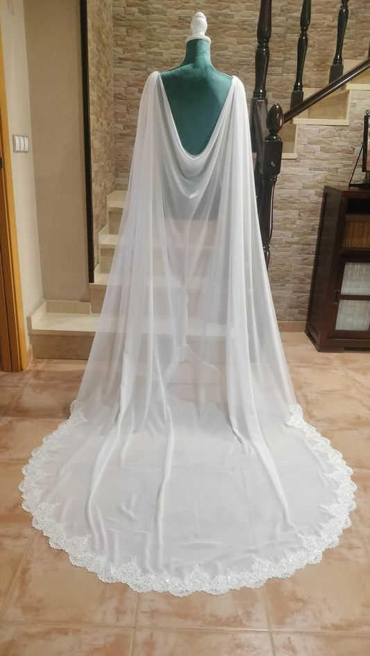 Capa de novia Gasa Mod.24-116
