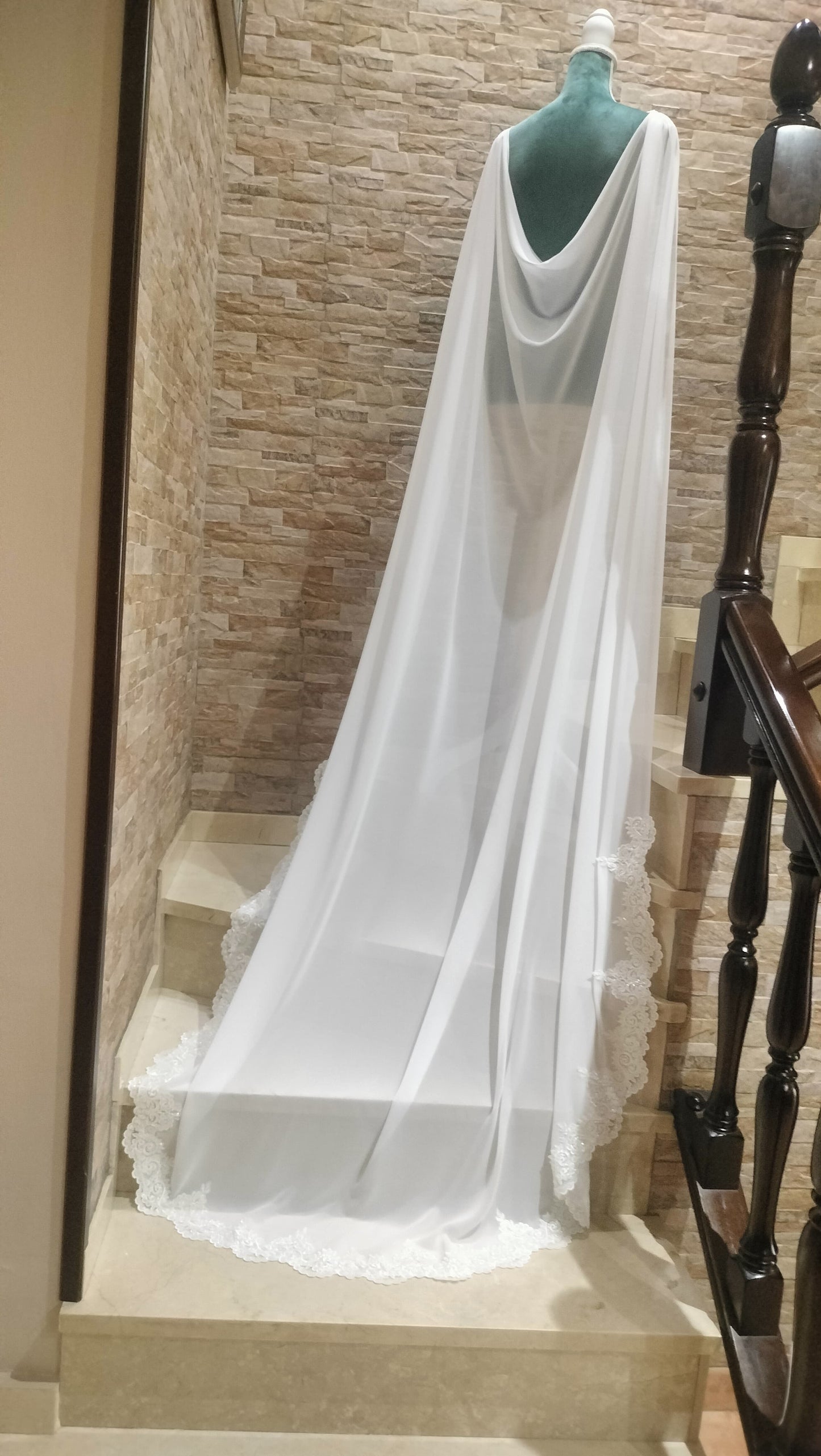 Capa de novia Gasa Mod.24-116