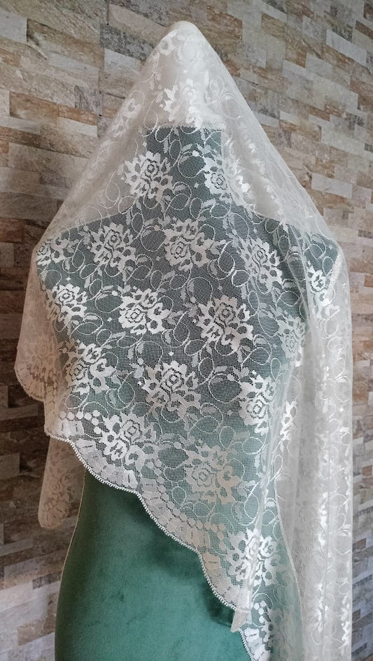 Mantilla Blonda marfil Volart Ref.031700