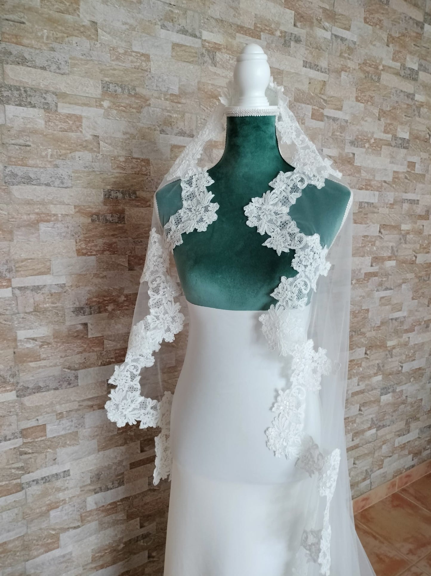 Velo de novia Amantillado 7040