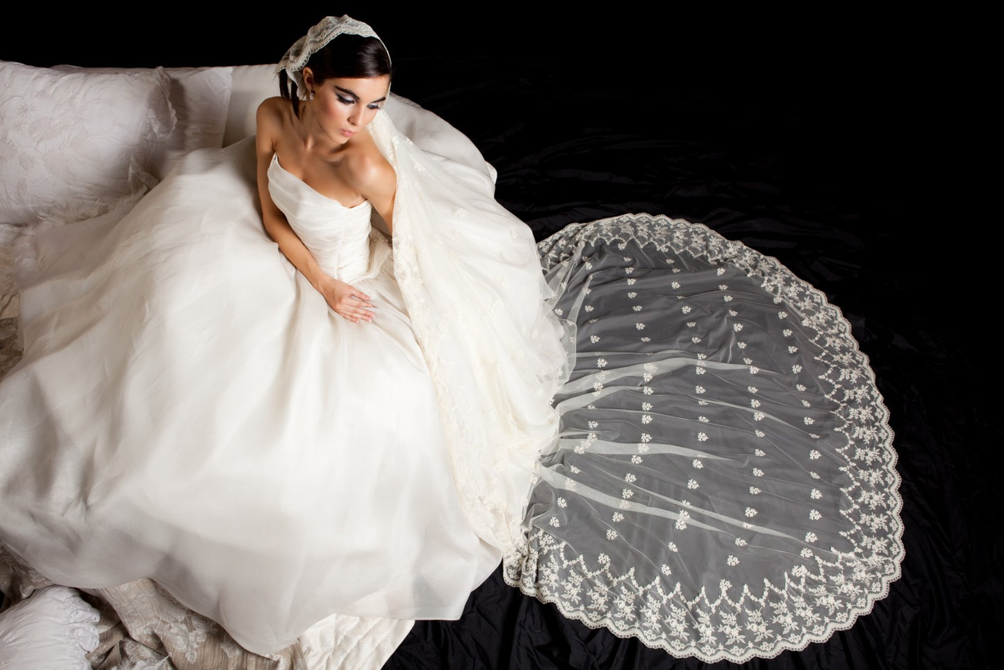Velo Amantillado-Mantilla