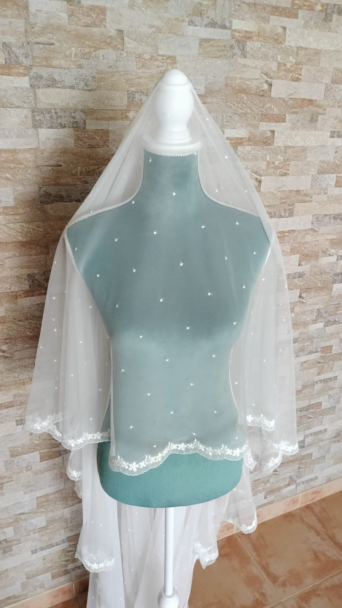 Velo de novia Tul Plumeti Bodoque