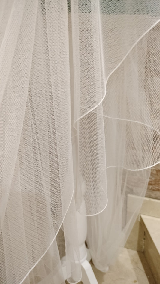 Velo de novia Tul Sedoso 15F