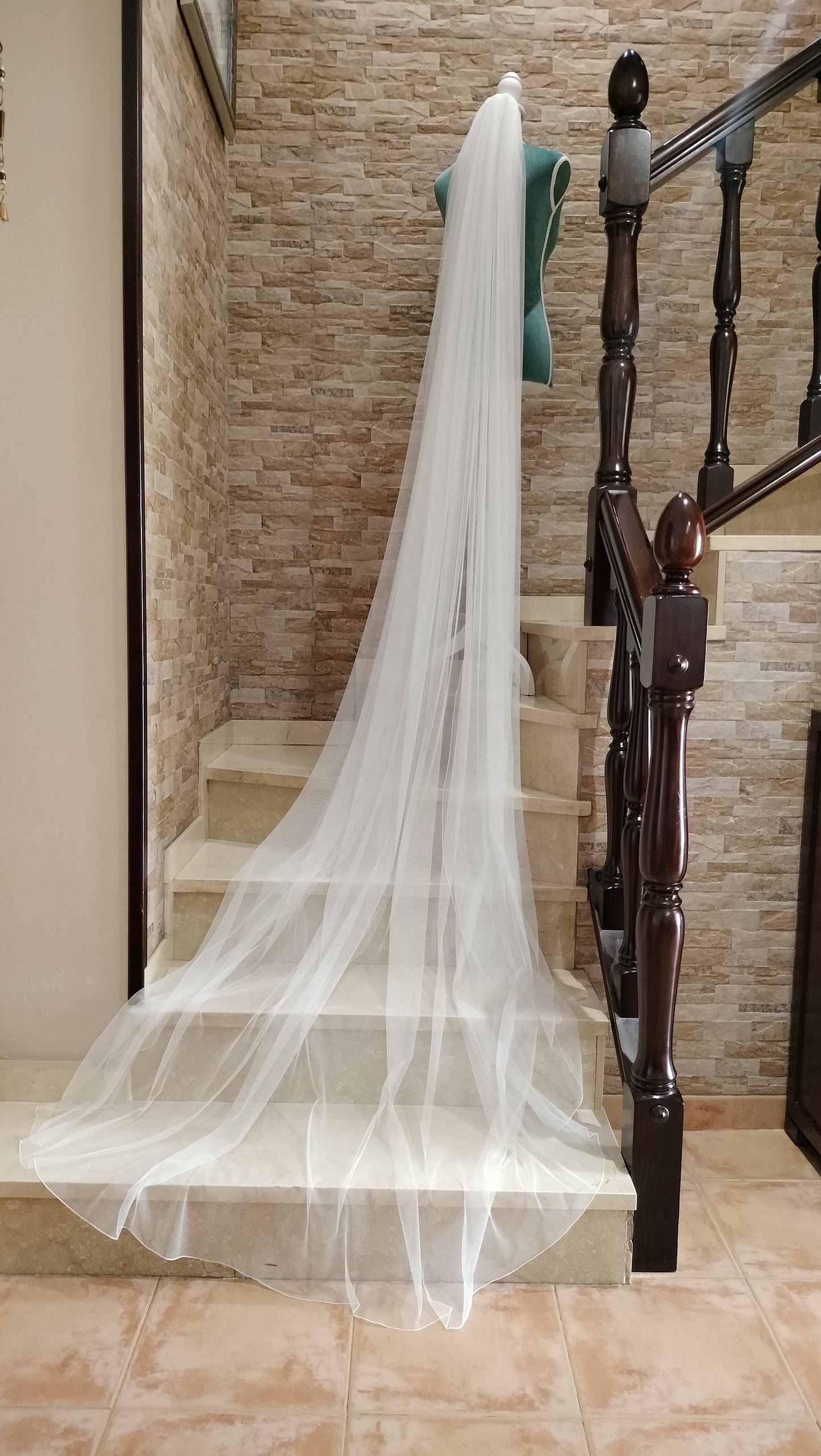 Velo de novia Tul Sedoso 15F